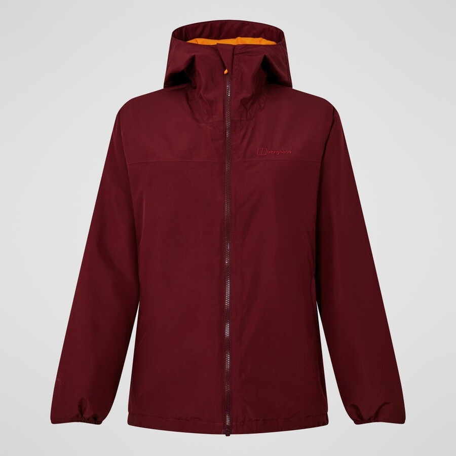 women s deluge pro 3.0-wattierte jacke - rot berghaus