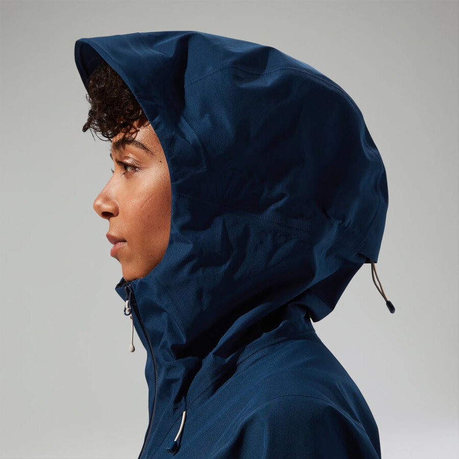 frauen s ridge-seeker gore-tex wasserdichte jacke - blau berghaus