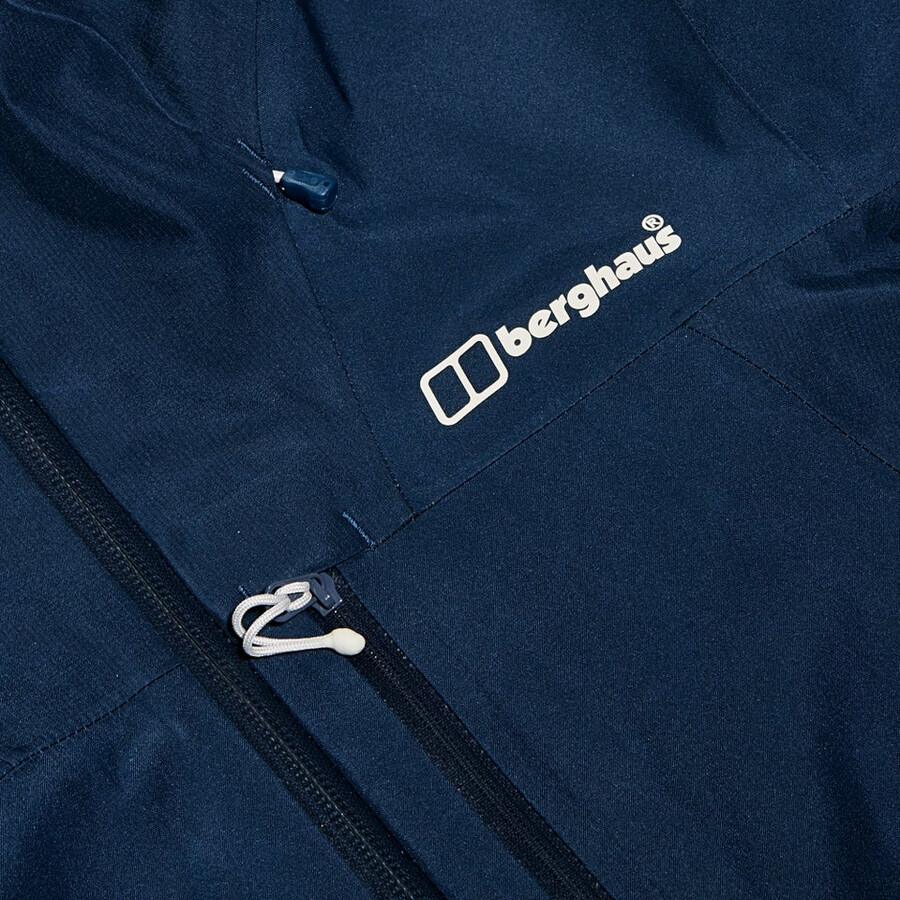 frauen s ridge-seeker gore-tex wasserdichte jacke - blau berghaus