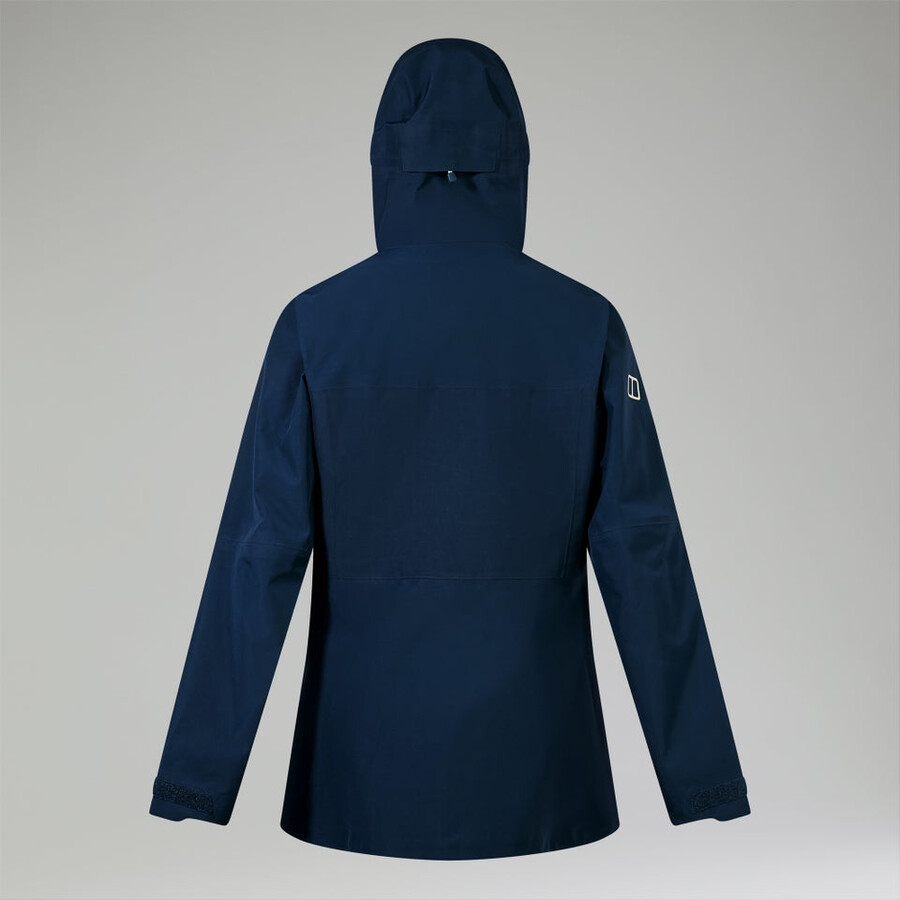 frauen s ridge-seeker gore-tex wasserdichte jacke - blau berghaus