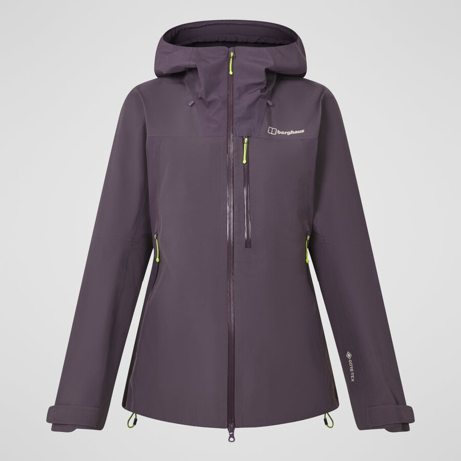 frauen s ridge-seeker wasserdichte jacke - lila berghaus