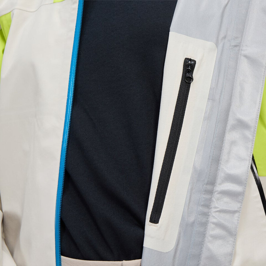 frauen s ridge-seeker gore-tex wasserdichte jacke - graugelb berghaus
