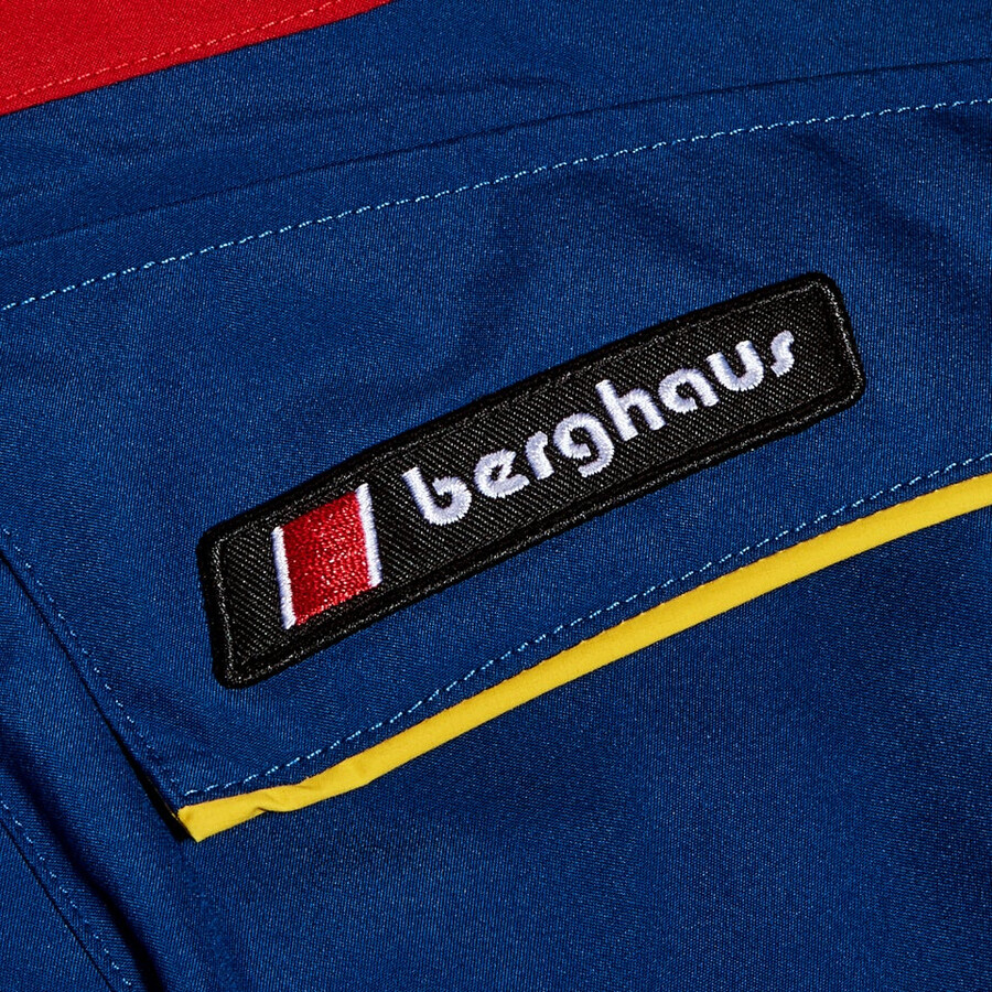 unisex trango gore-tex wasserdichte jacke - blaurot berghaus