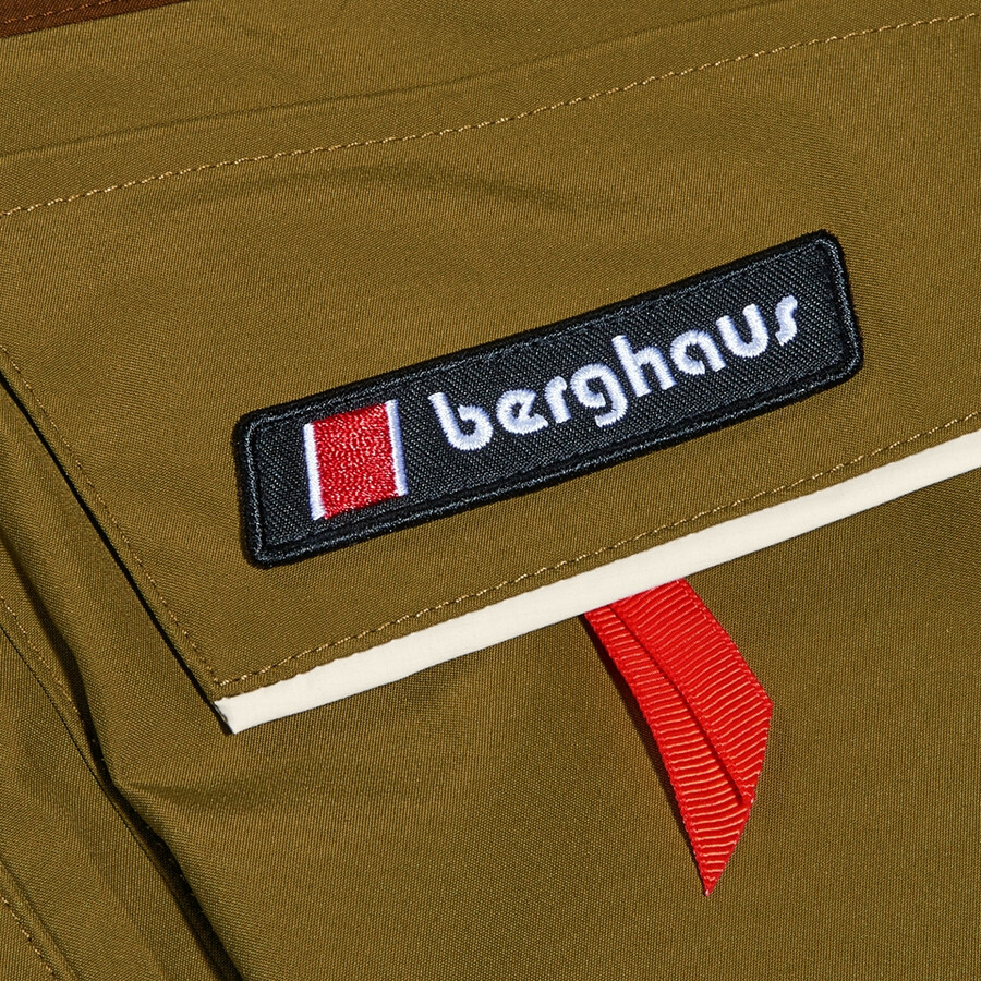 unisex trango gore-tex wasserdichte jacke - grünbraun berghaus