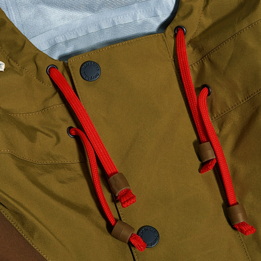 unisex trango gore-tex wasserdichte jacke - grünbraun berghaus