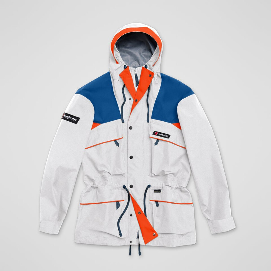 unisex trango gore-tex wasserdichte jacke - graublau berghaus
