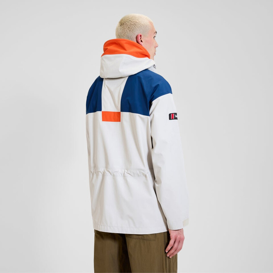 unisex trango gore-tex wasserdichte jacke - graublau berghaus