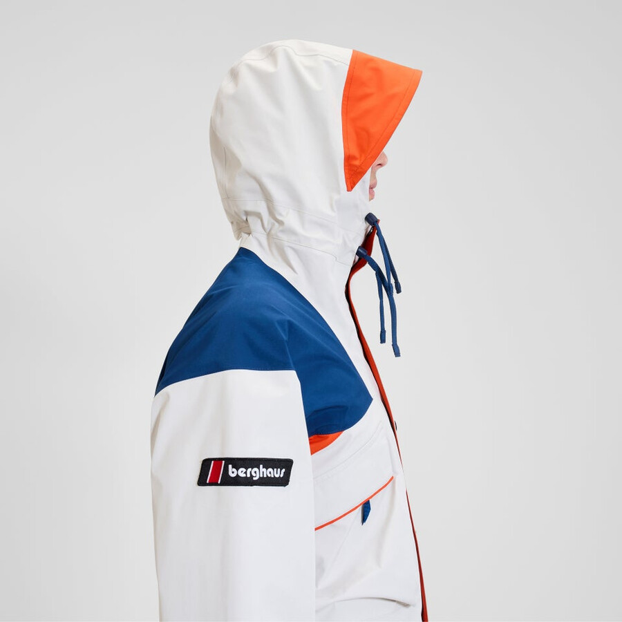 unisex trango gore-tex wasserdichte jacke - graublau berghaus