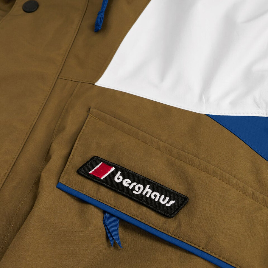 unisex trango gore-tex wasserdichte jacke - braungrau berghaus
