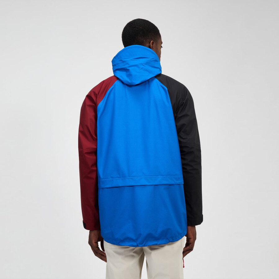 unisex storm 25 gore-tex-jacke - blaurot berghaus