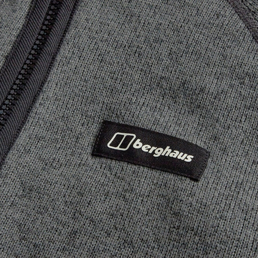 frauen asterby interaktive jacke - schwarzgrau berghaus