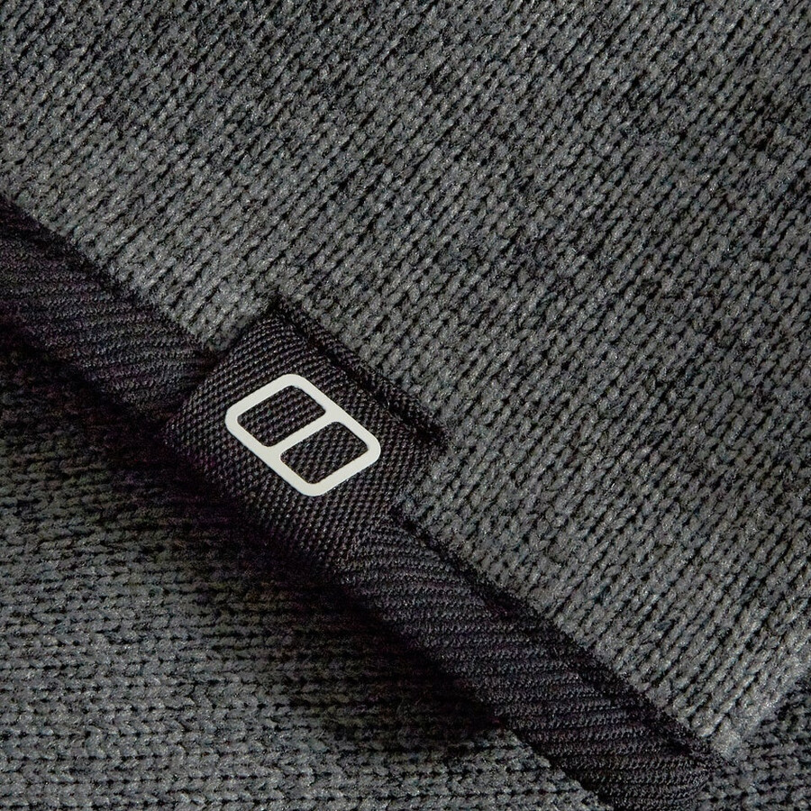 frauen asterby interaktive jacke - schwarzgrau berghaus