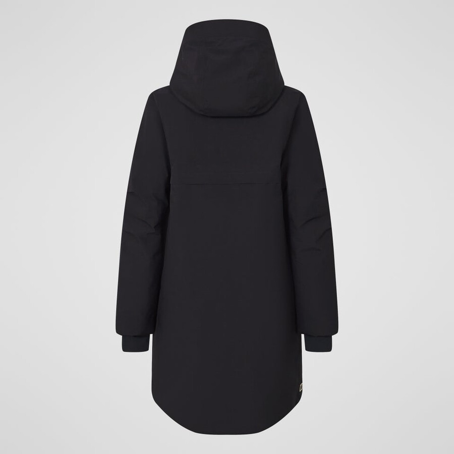 frauen ashberry gore-tex down parka - black die berghaus