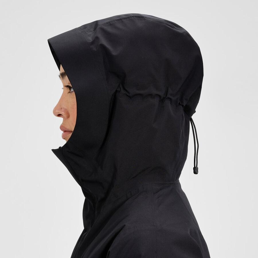 frauen ashberry gore-tex down parka - black die berghaus