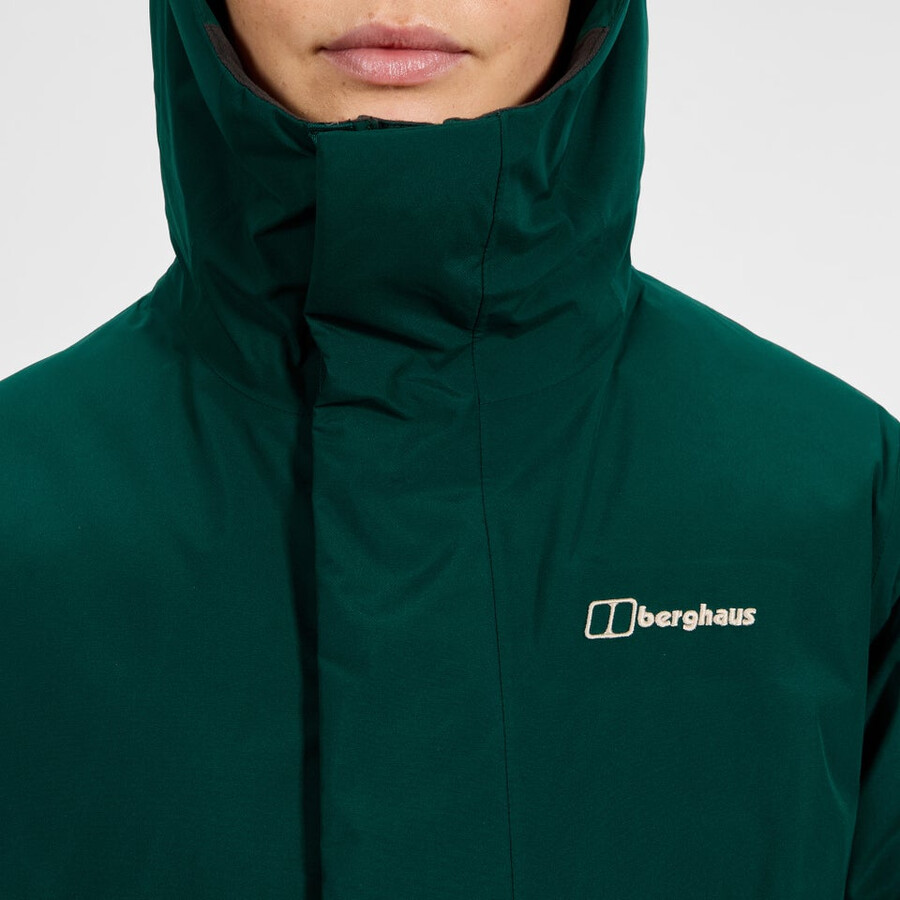 frauen ashberry gore-tex-down-parka - grün berghaus