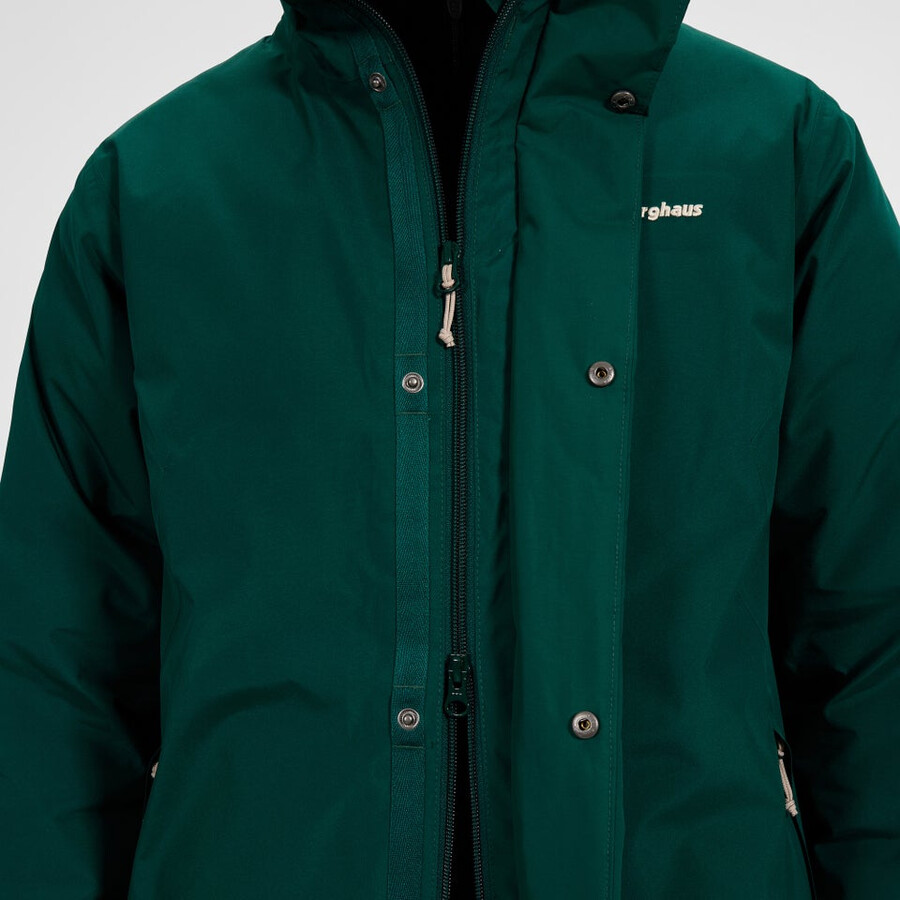 frauen ashberry gore-tex-down-parka - grün berghaus