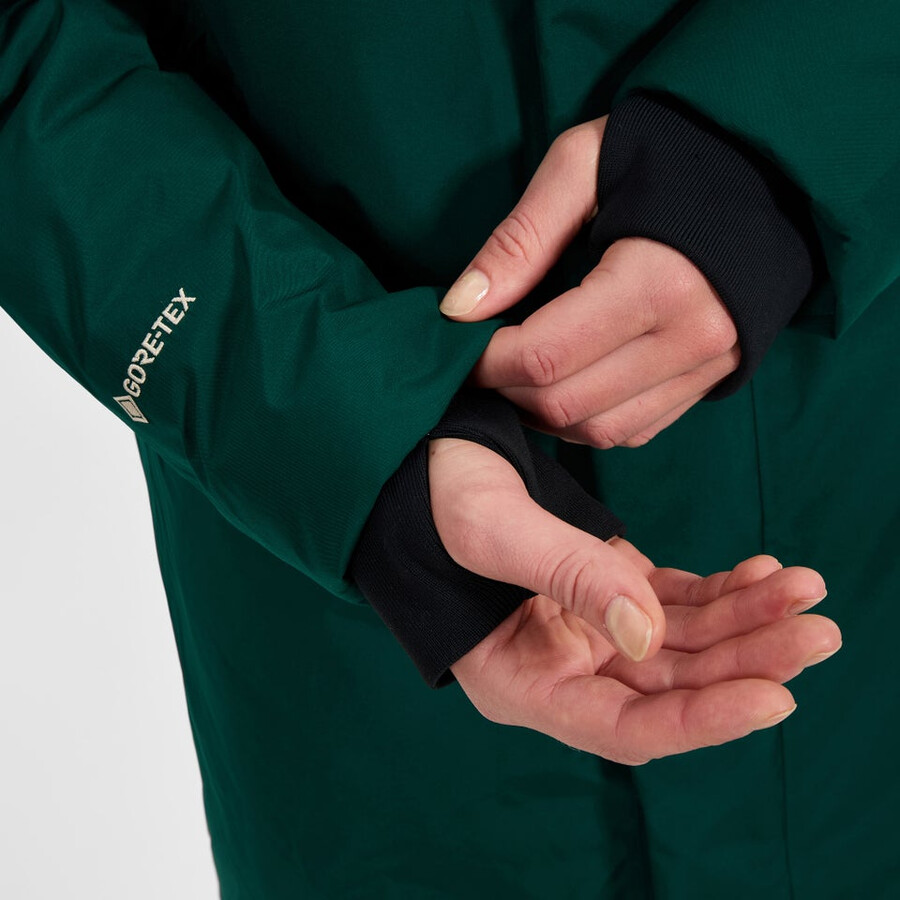 frauen ashberry gore-tex-down-parka - grün berghaus