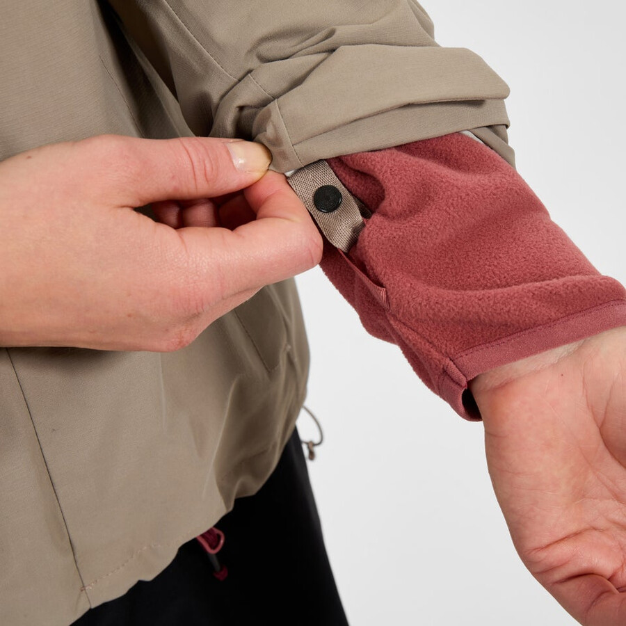 frauen bergsteiger 2.0 interactive gore-tex wasserdichte jacke - natural berghaus