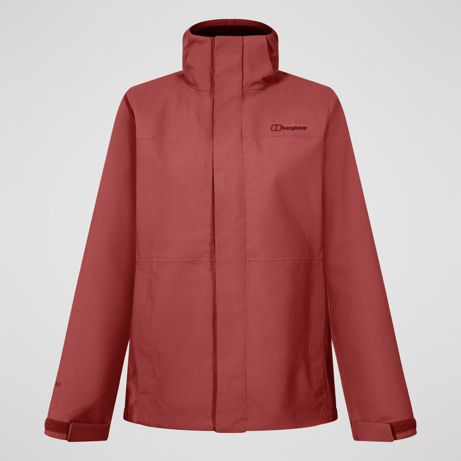 frauen bergsteiger 2.0 interactive gore-tex wasserdichte jacke - rot berghaus