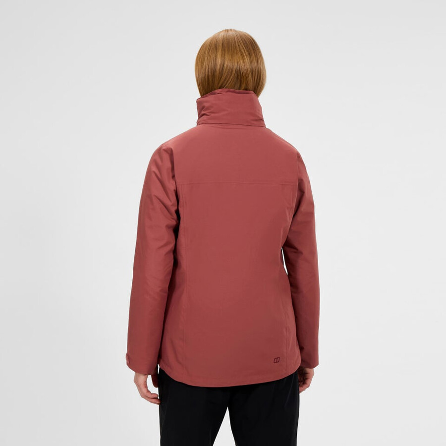 frauen bergsteiger 2.0 interactive gore-tex wasserdichte jacke - rot berghaus