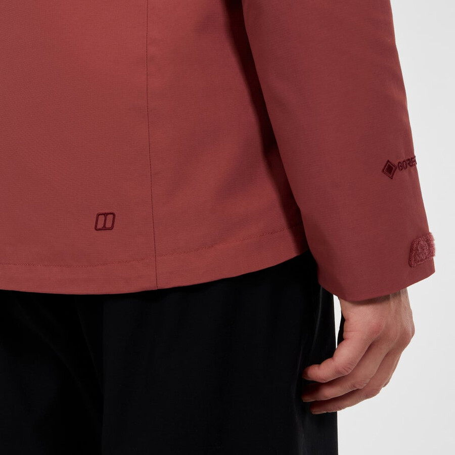 frauen bergsteiger 2.0 interactive gore-tex wasserdichte jacke - rot berghaus