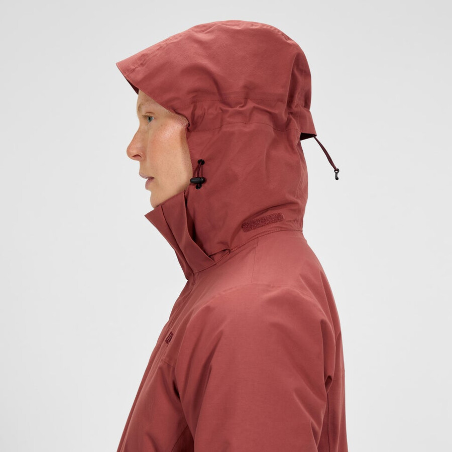 frauen bergsteiger 2.0 interactive gore-tex wasserdichte jacke - rot berghaus