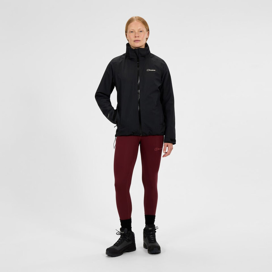 frauen durchstreifen gemini 3in1 jacke - blackgrey berghaus