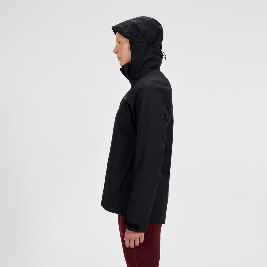 frauen durchstreifen gemini 3in1 jacke - blackgrey berghaus