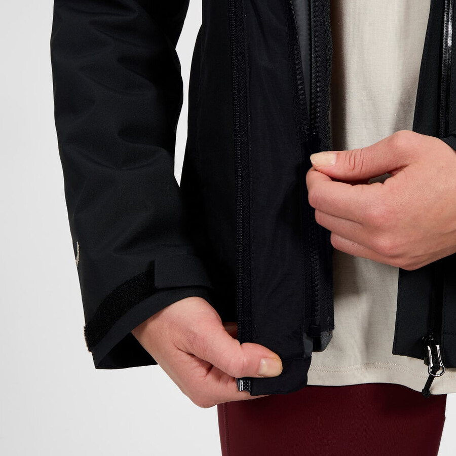 frauen durchstreifen gemini 3in1 jacke - blackgrey berghaus
