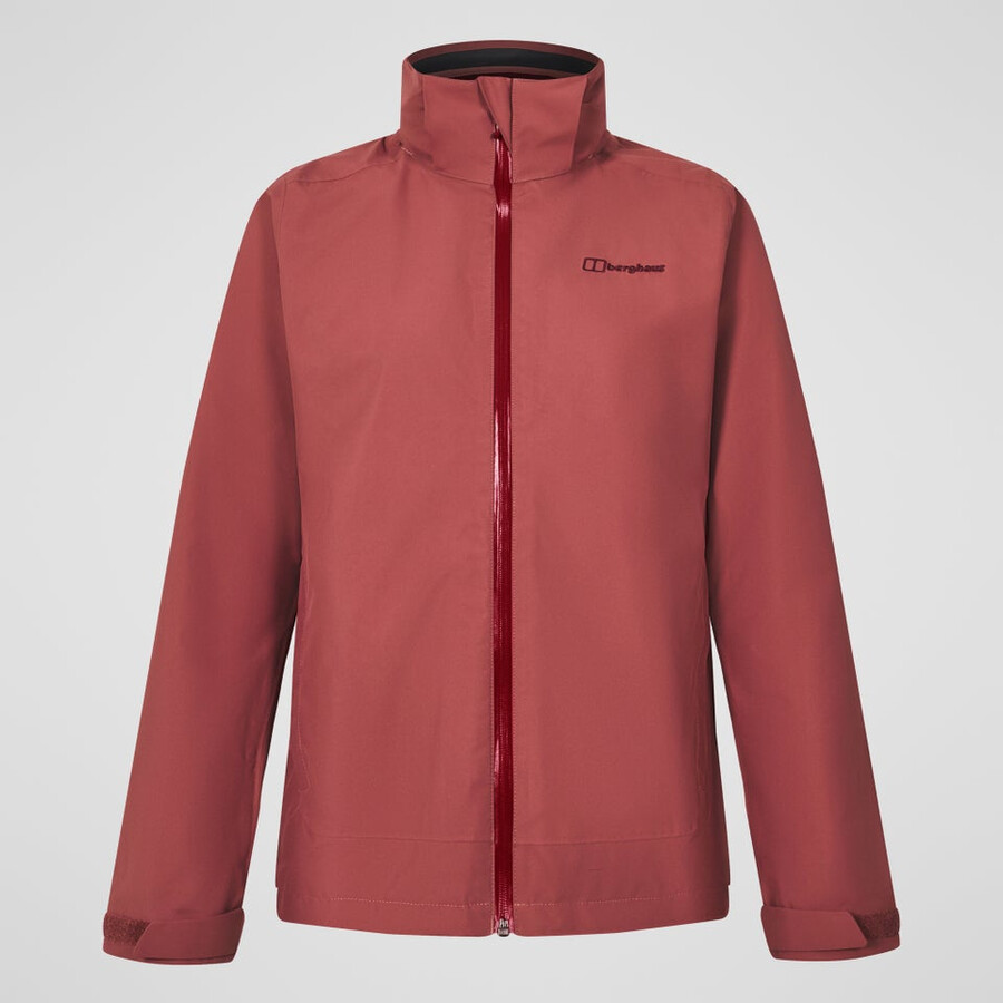 frauen durchstreifen gemini 3in1-jacke - rot berghaus