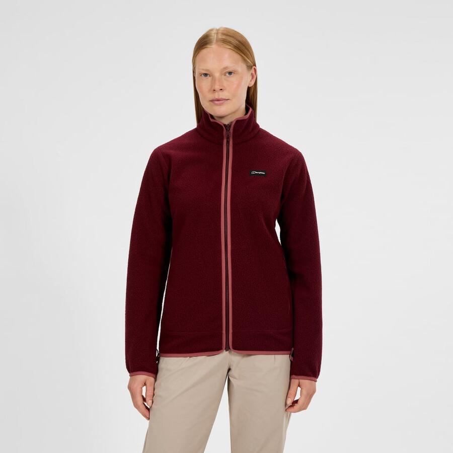 frauen durchstreifen gemini 3in1-jacke - rot berghaus