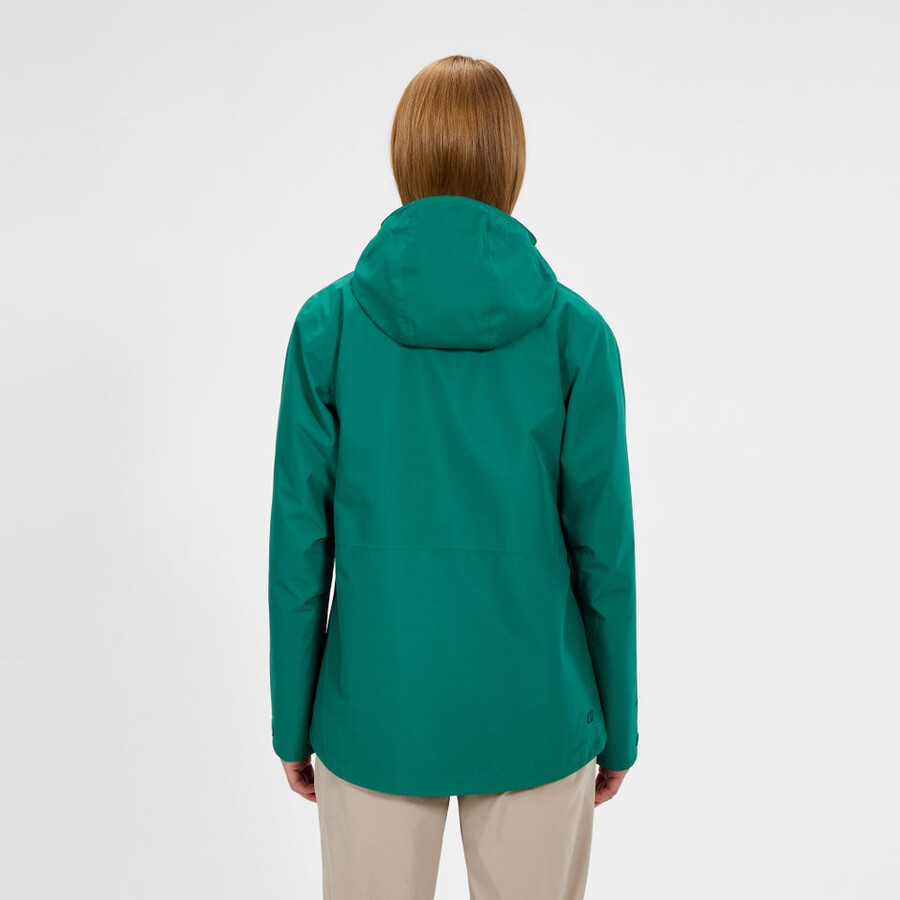 frauen durchstreifen interaktive jacke - grün berghaus