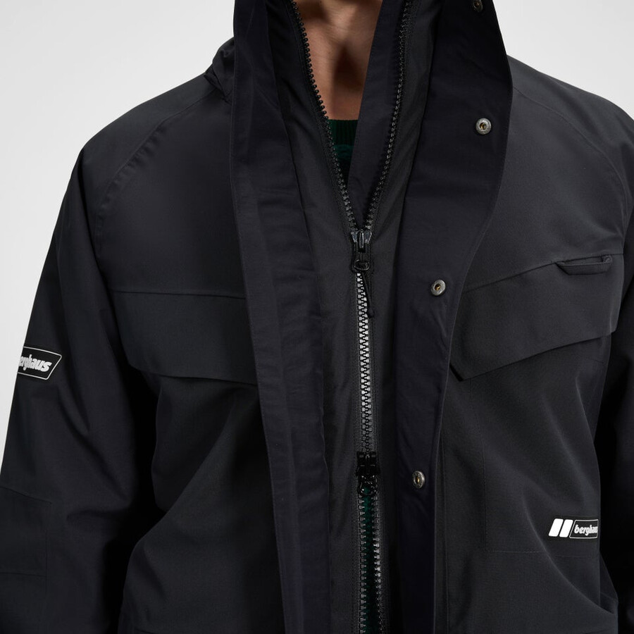 unisex vulkanismus parka - black die berghaus