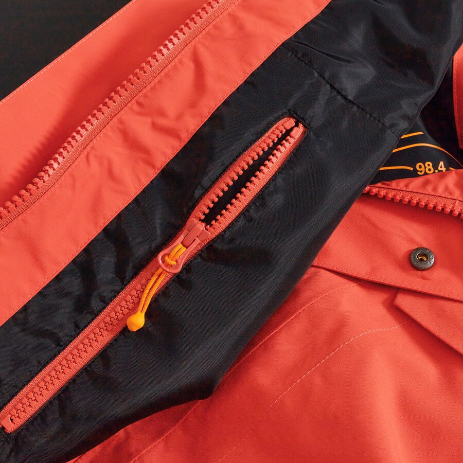 unisex vulkanismus parka - orange berghaus