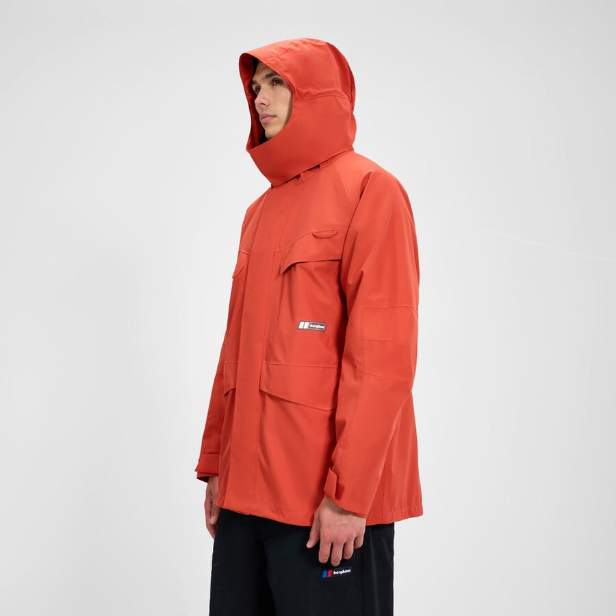 unisex vulkanismus parka - orange berghaus