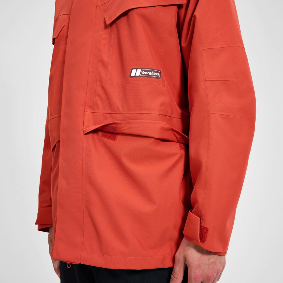 unisex vulkanismus parka - orange berghaus
