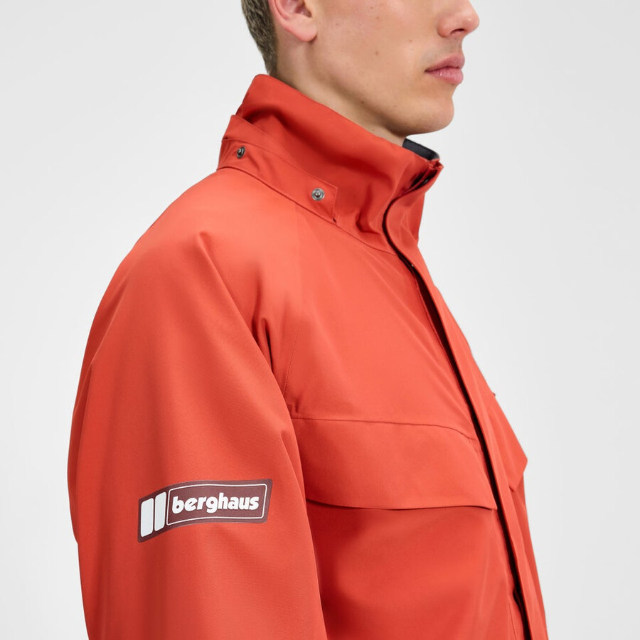 unisex vulkanismus parka - orange berghaus
