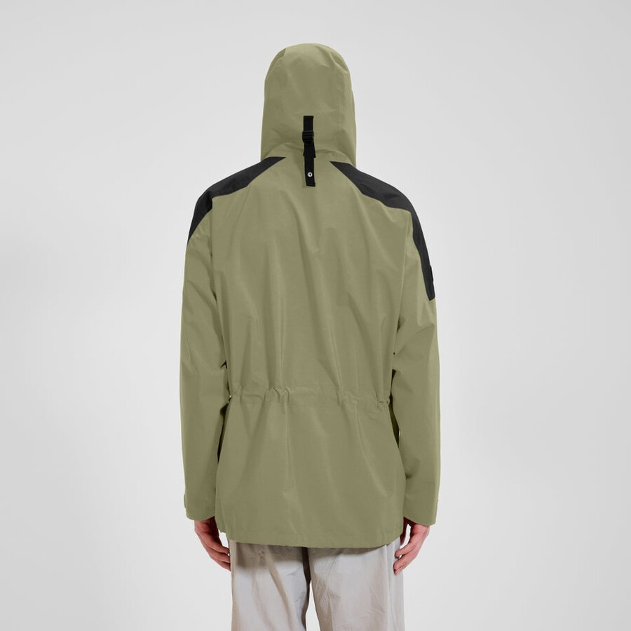 unisex berg meru gore-tex jacke - grünschwarz berghaus
