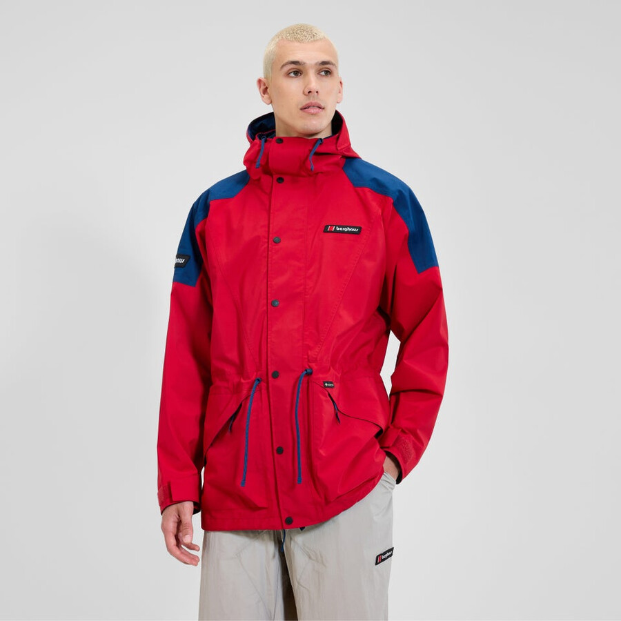 unisex berg meru gore-tex jacke - rotblau berghaus