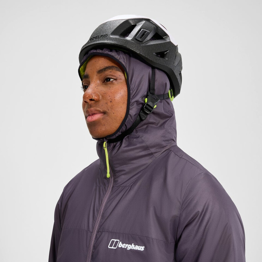 women s mtn arete synthetischen hoody - lila berghaus