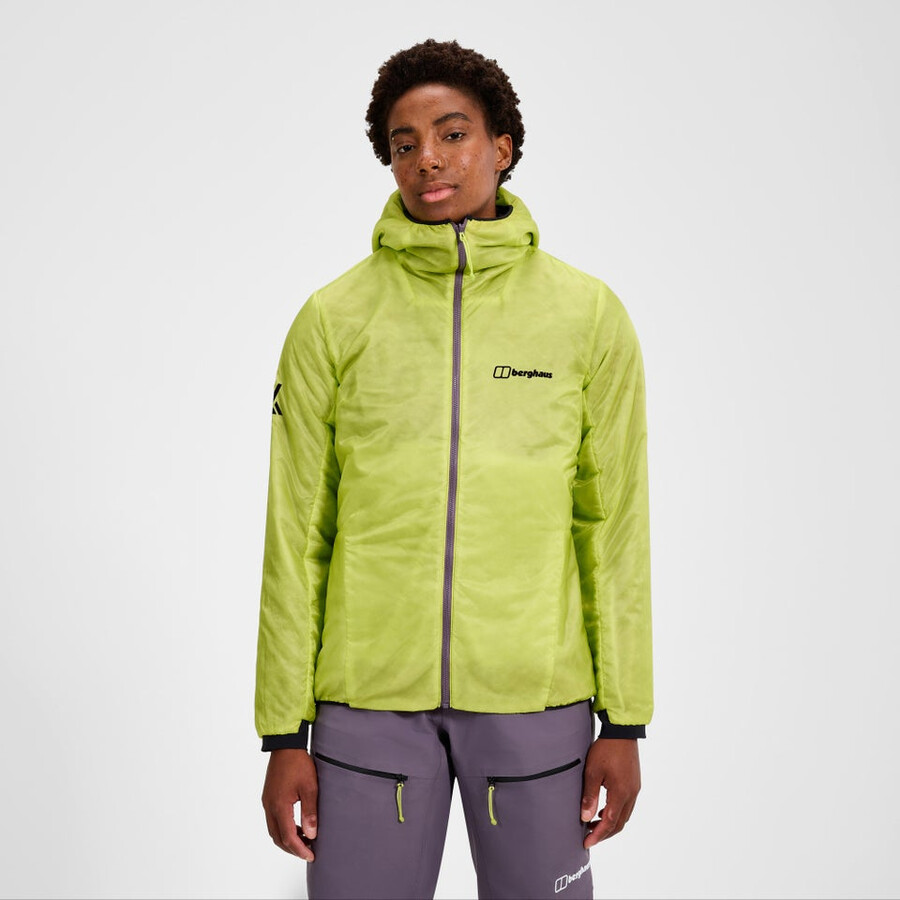 women s mtn arete synthetischen hoody - lila berghaus