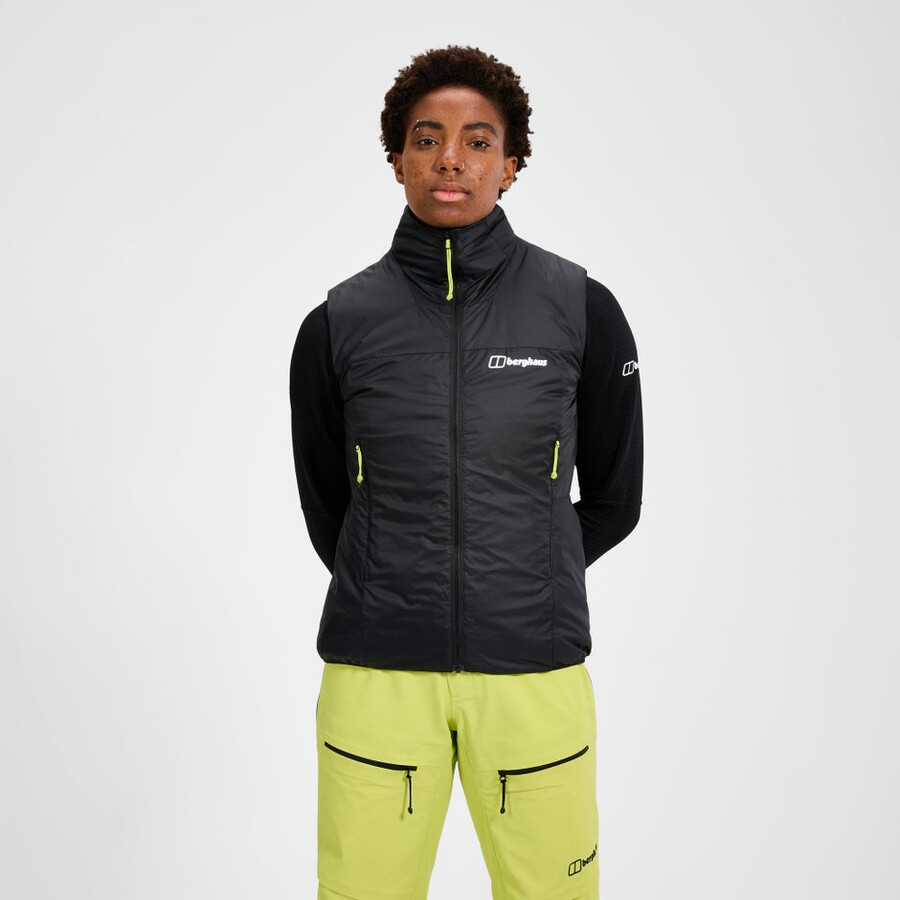 women s mtn arete synthetische weste - schwarz berghaus