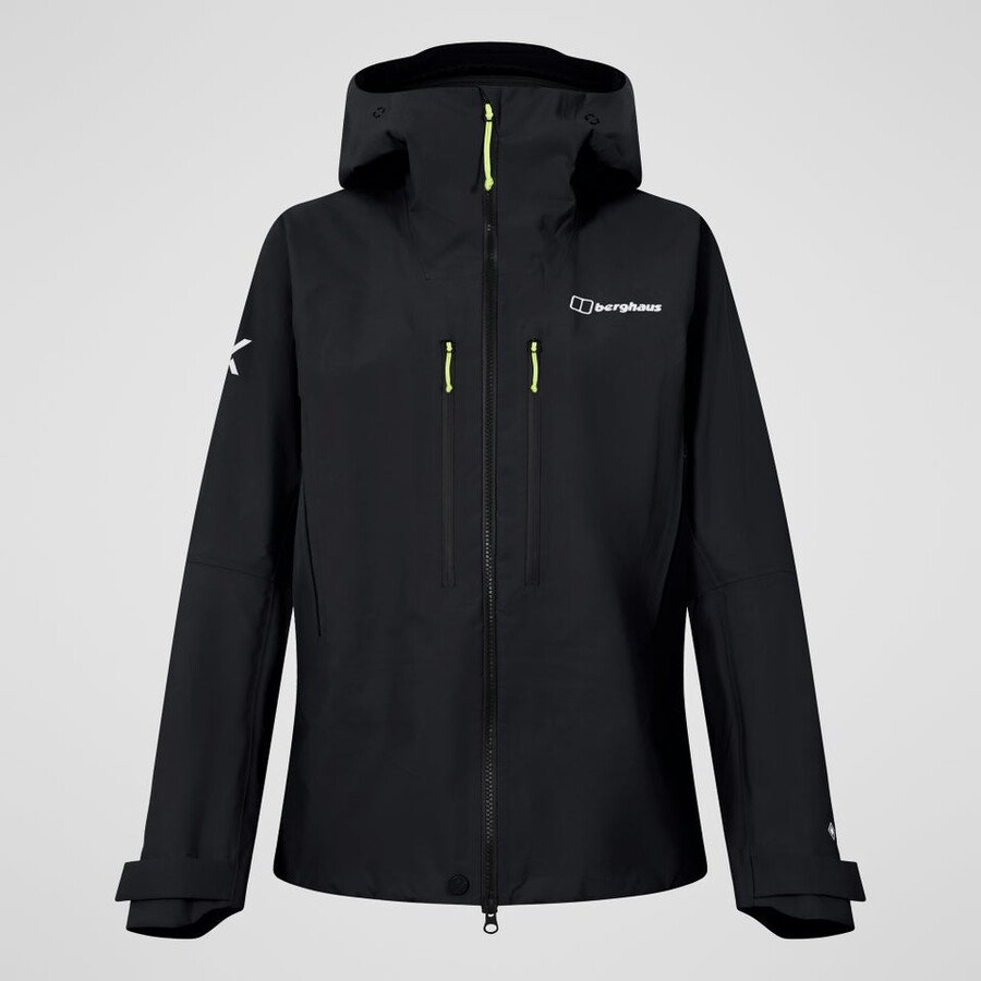 frauen extrem vanguard gore-tex jacket - schwarz berghaus