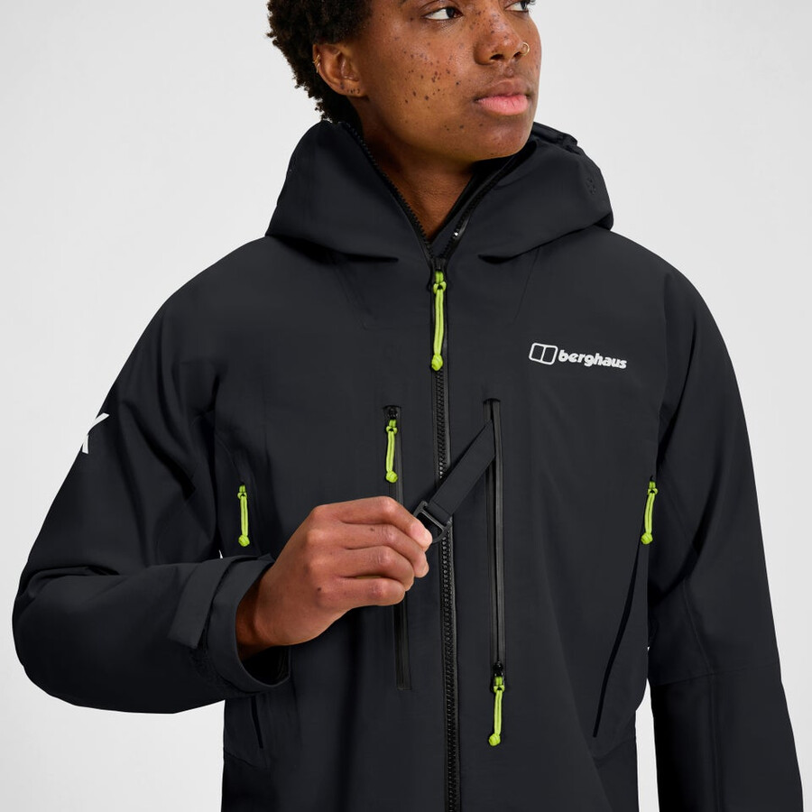 frauen extrem vanguard gore-tex jacket - schwarz berghaus