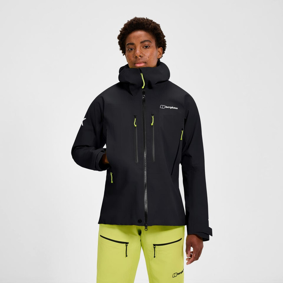 frauen extrem vanguard gore-tex jacket - schwarz berghaus