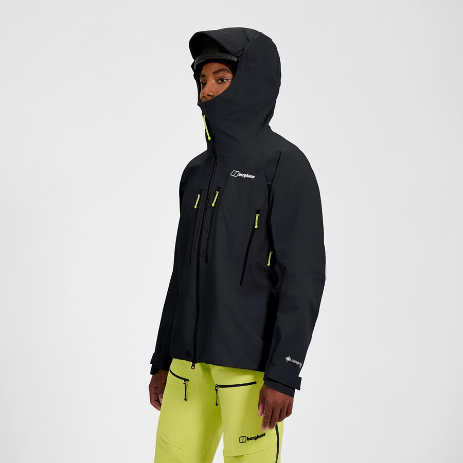 frauen extrem vanguard gore-tex jacket - schwarz berghaus