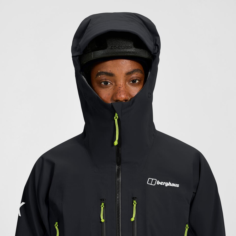 frauen extrem vanguard gore-tex jacket - schwarz berghaus