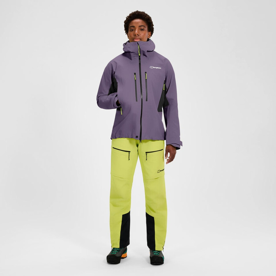 frauen extrem vanguard gore-tex-jacke - lila berghaus