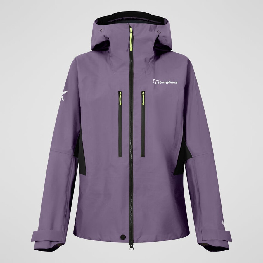 frauen extrem vanguard gore-tex-jacke - lila berghaus