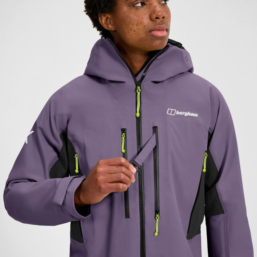 frauen extrem vanguard gore-tex-jacke - lila berghaus
